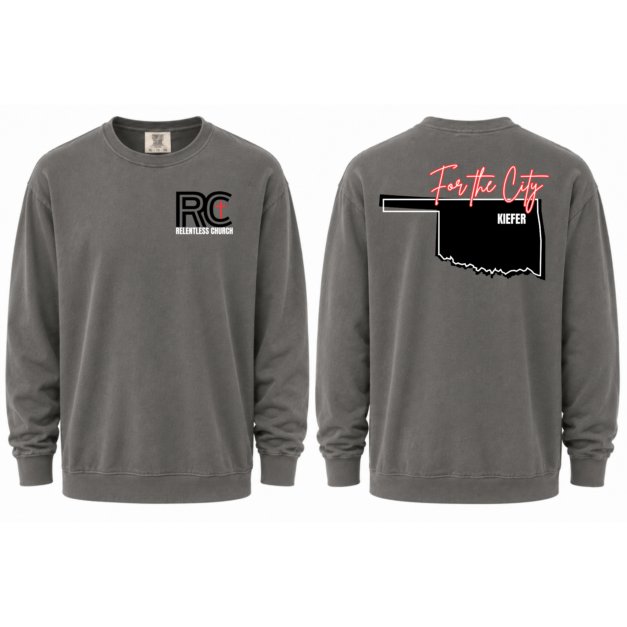 For the City Kiefer pepper crewneck